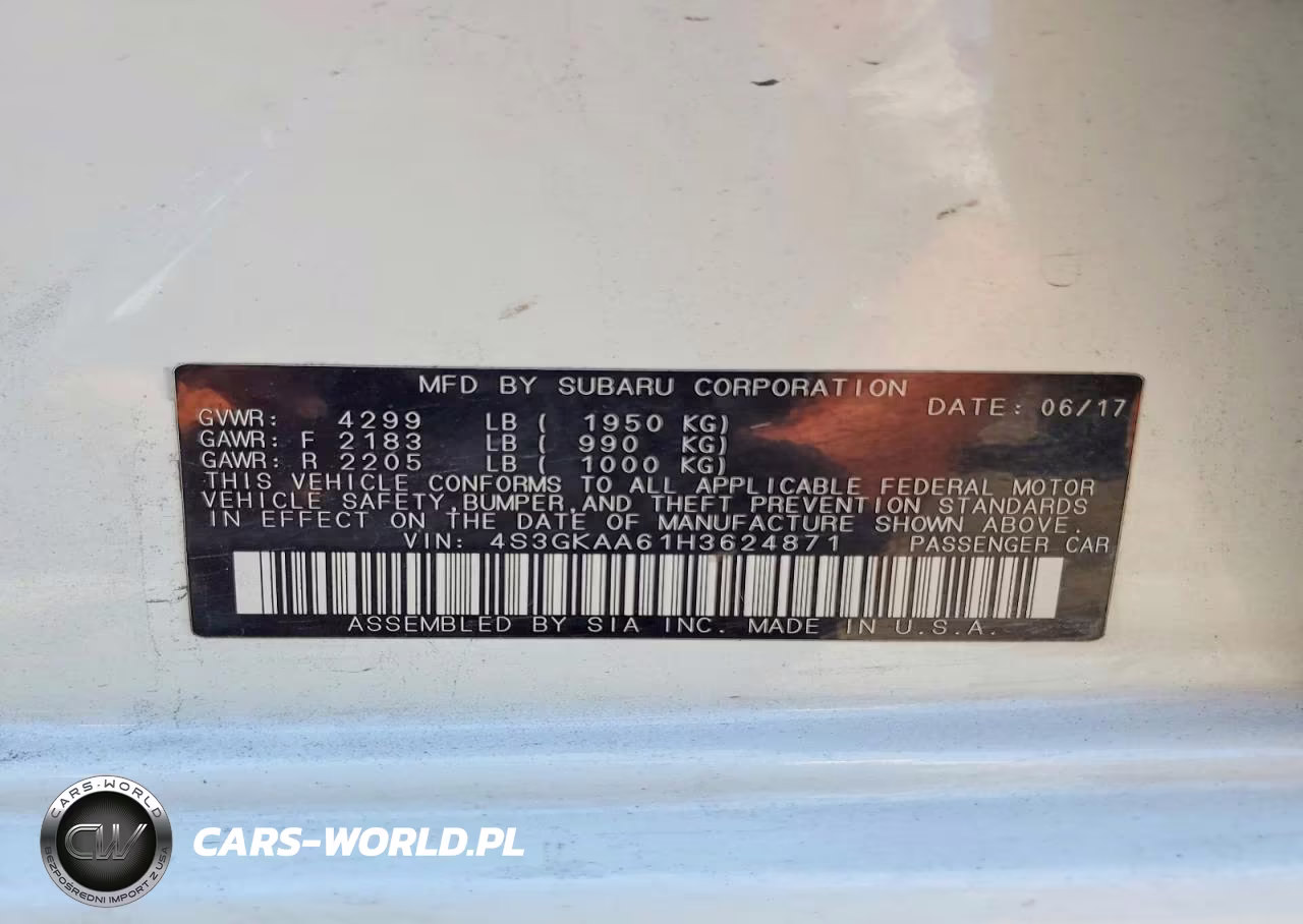 2017 Subaru Impreza VIN:4S3GKAA61H3624871 - 12