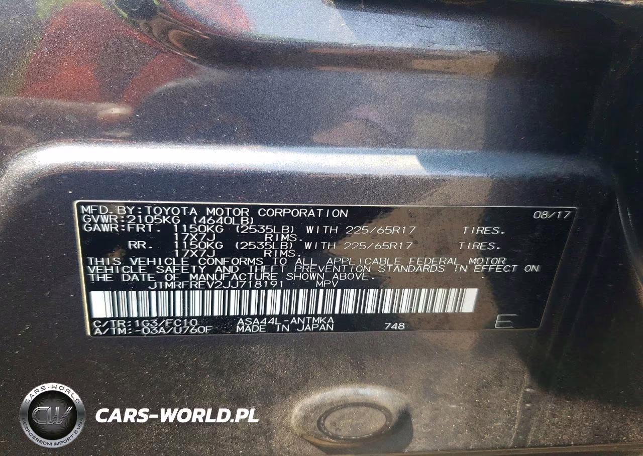 2018 Toyota Rav4 Xle VIN:JTMRFREV2JJ718191 - 13
