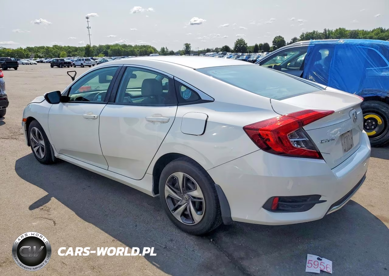 2019 Honda Civic Lx VIN:19XFC2F61KE009034 - 2