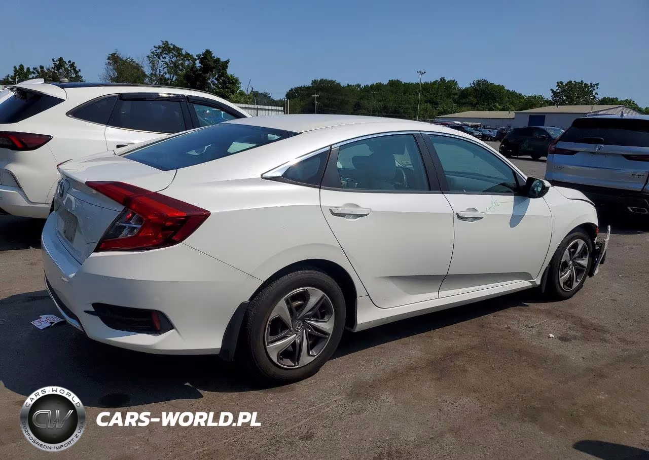 2019 Honda Civic Lx VIN:19XFC2F61KE009034 - 3