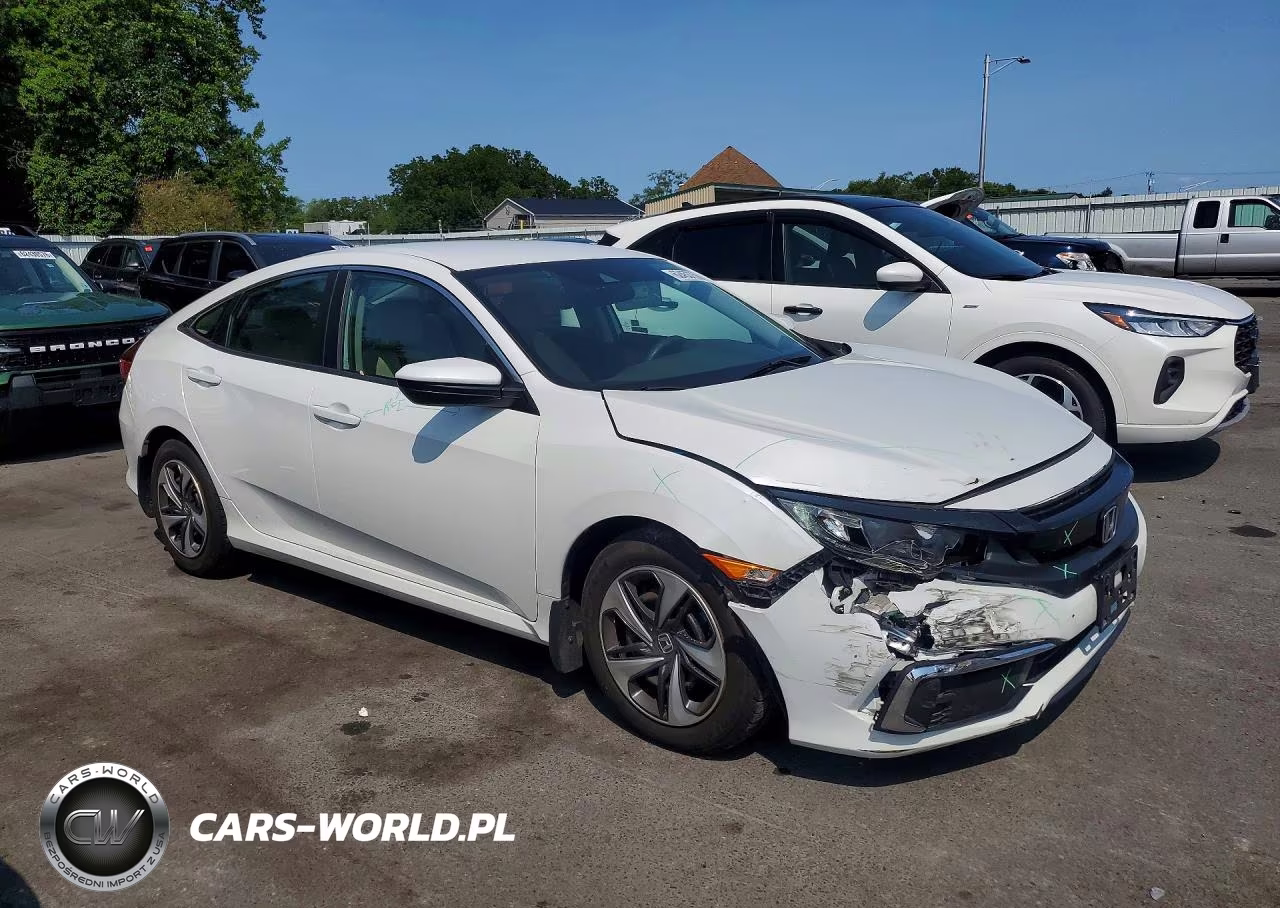 2019 Honda Civic Lx VIN:19XFC2F61KE009034 - 4