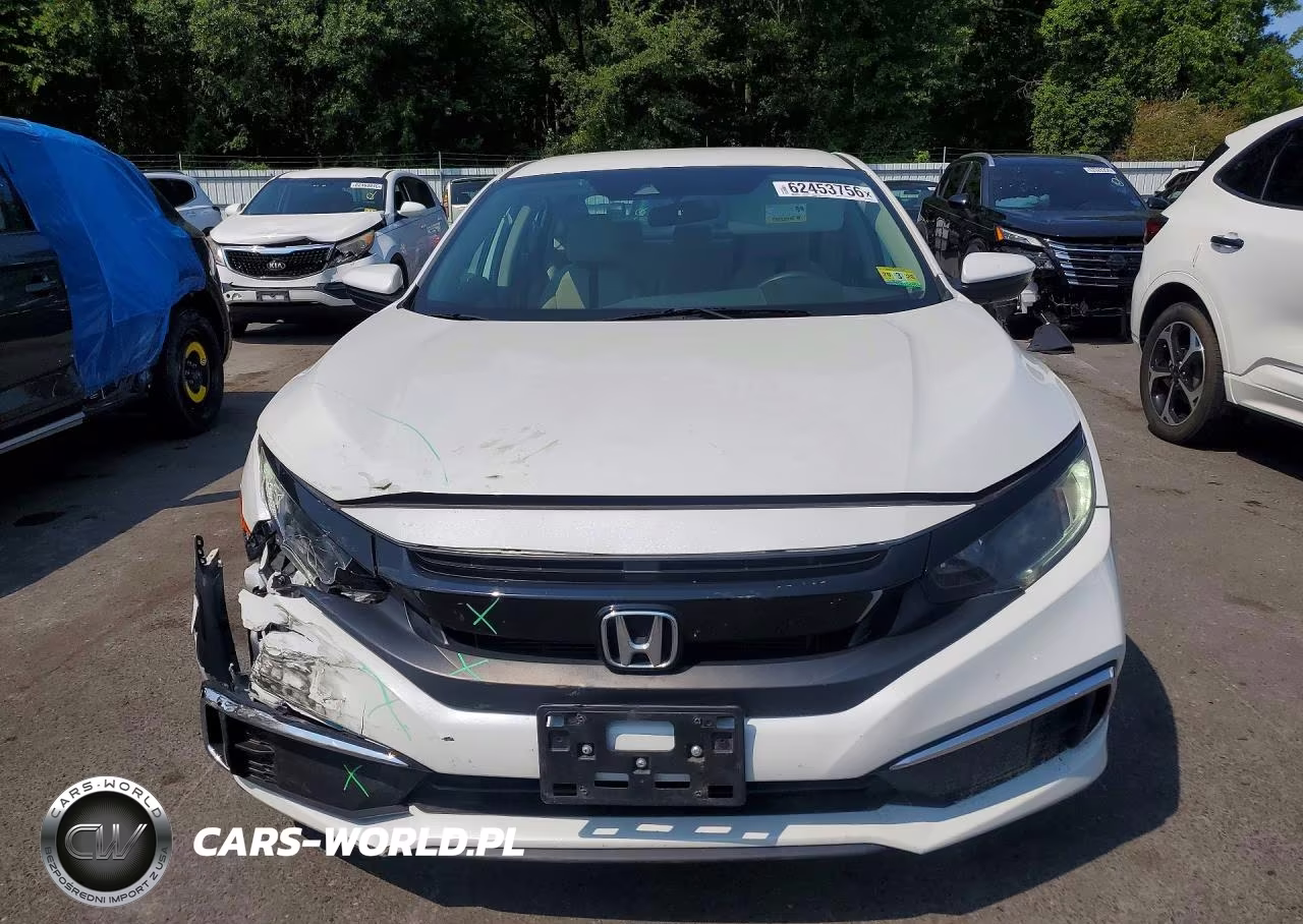 2019 Honda Civic Lx VIN:19XFC2F61KE009034 - 5