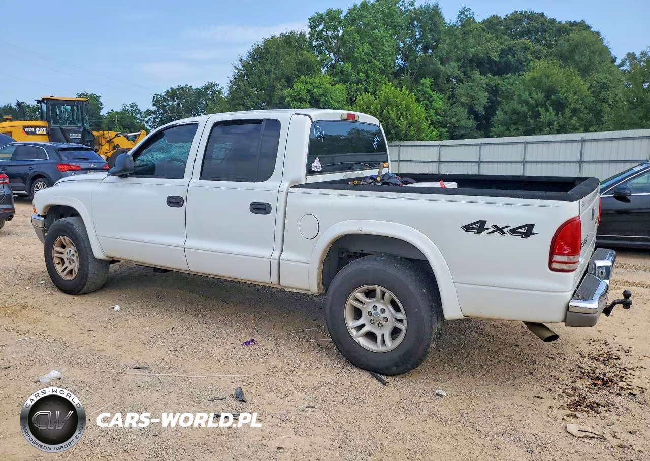 2004 Dodge Dakota Quad Slt VIN:1D7HG48N04S536159 - 2