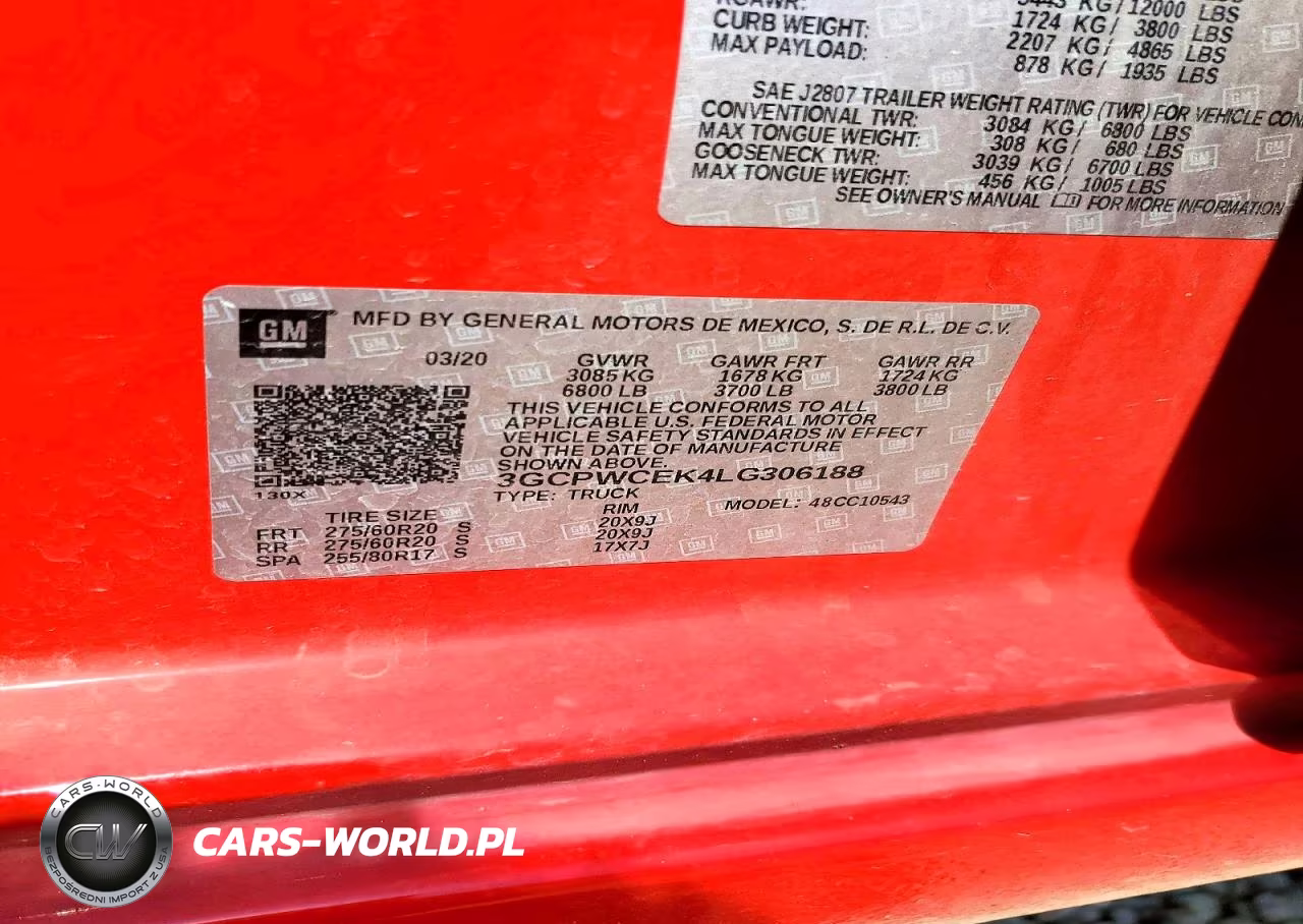 2020 Chevrolet Silverado C1500 Lt VIN:3GCPWCEK4LG306188 - 12