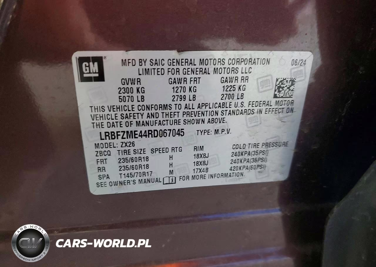 2024 Buick Envision Preferred VIN:LRBFZME44RD067045 - 13