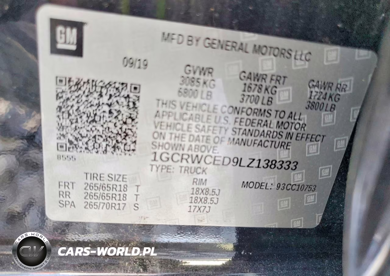 2020 Chevrolet Silverado C1500 Lt VIN:1GCRWCED9LZ138333 - 12