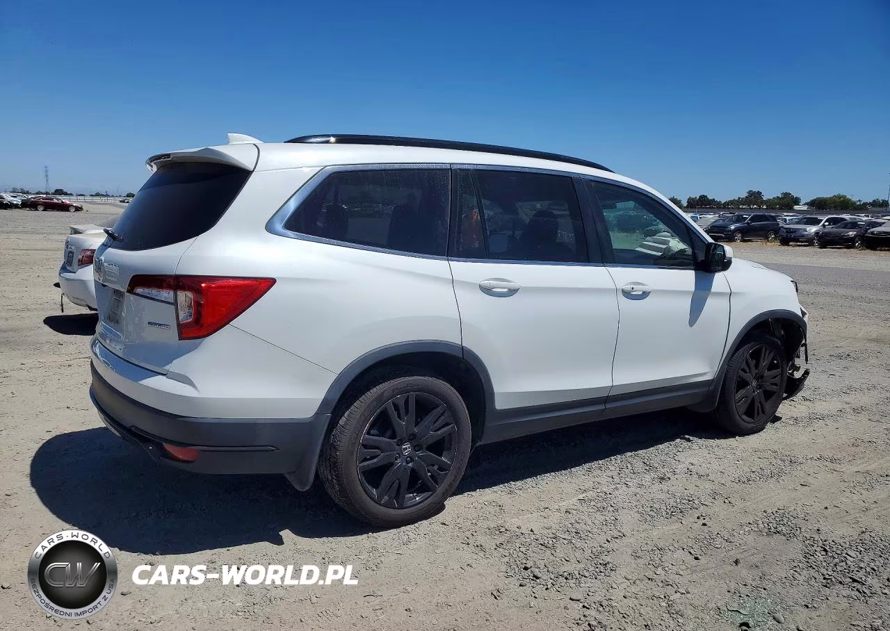 2022 Honda Pilot Se VIN:5FNYF5H20NB011822 - 3