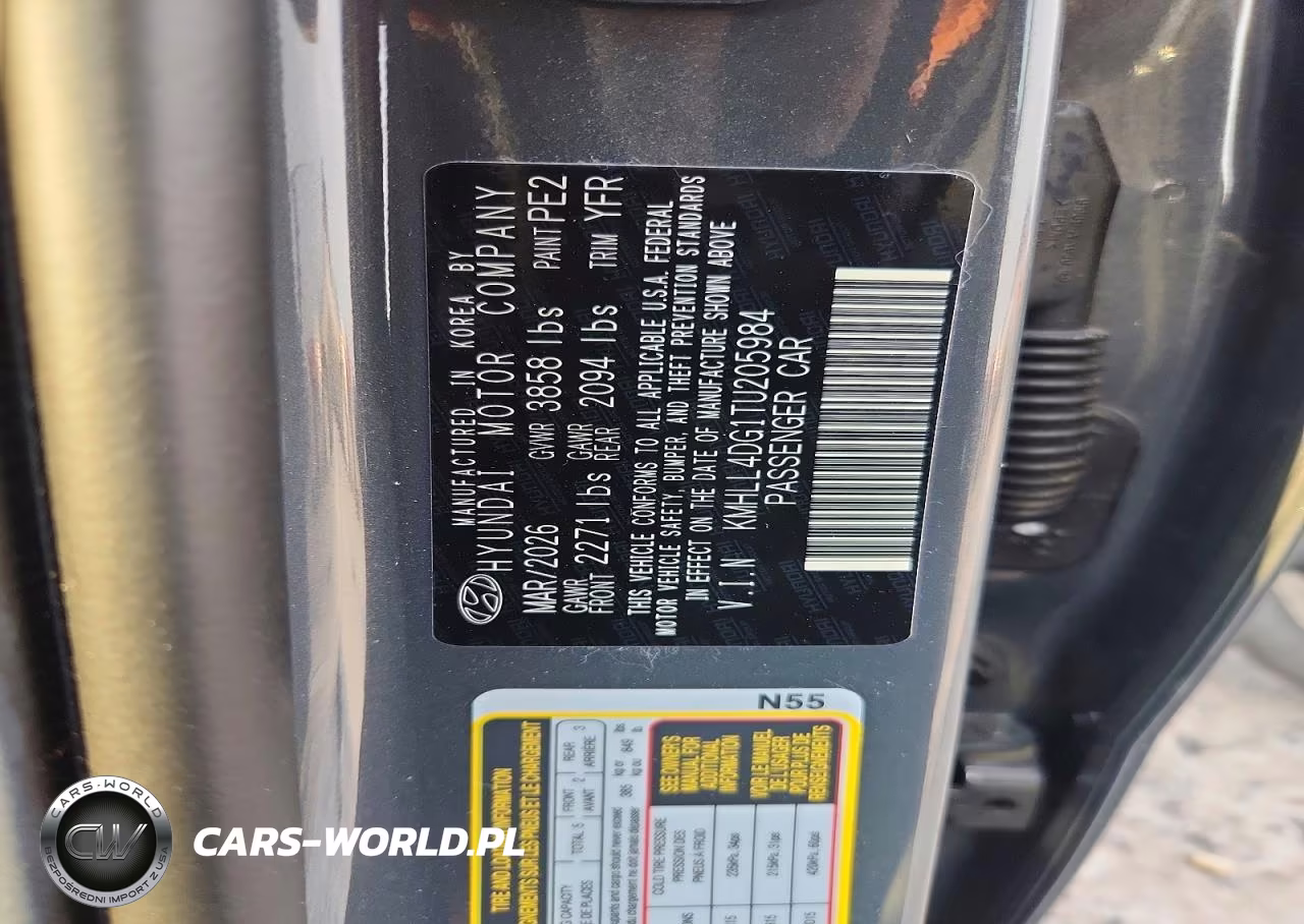 2026 Hyundai Elantra Se VIN:KMHLL4DG1TU205984 - 13