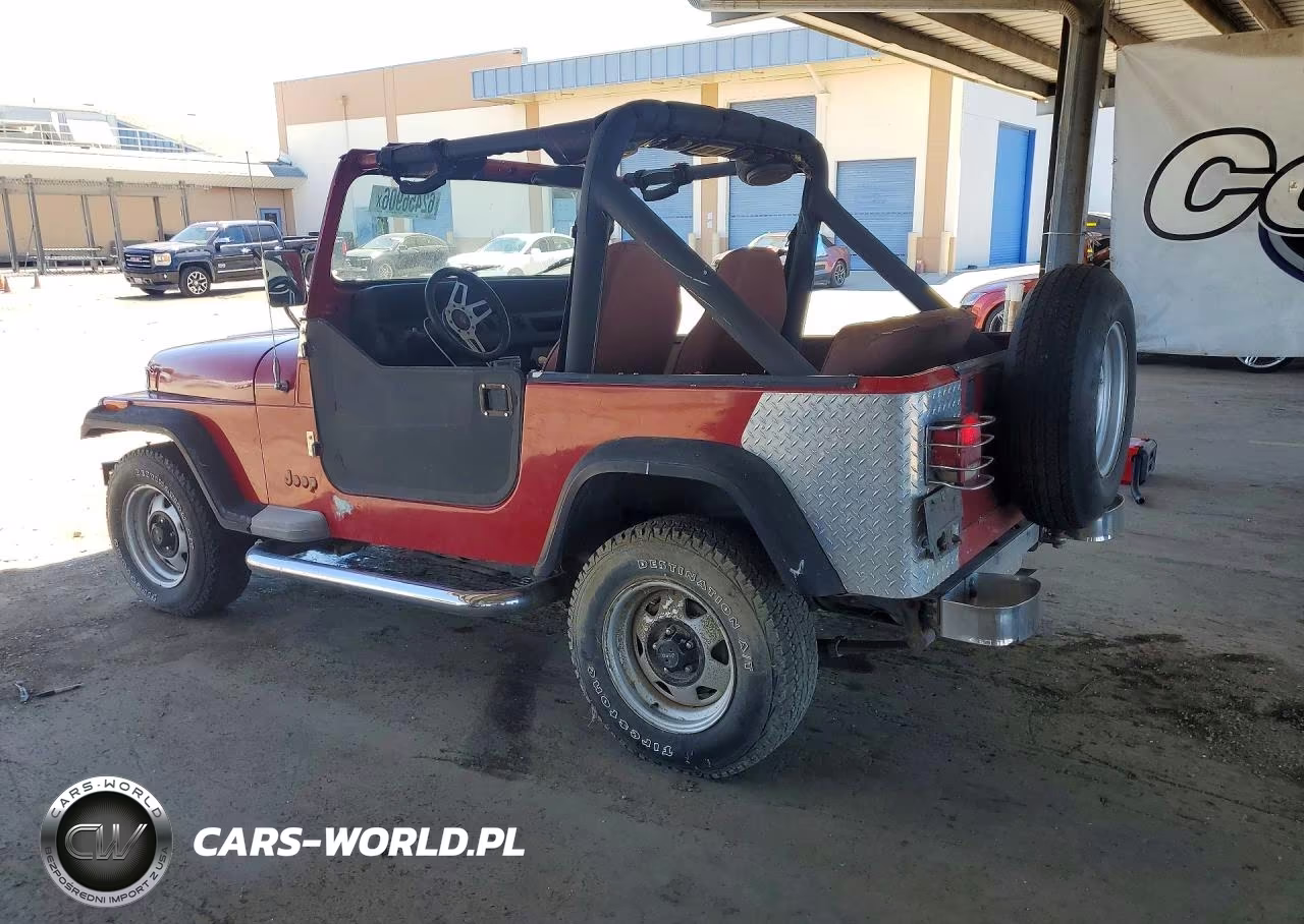 1988 Jeep Wrangler S VIN:2BCHV81S1JB545760 - 2