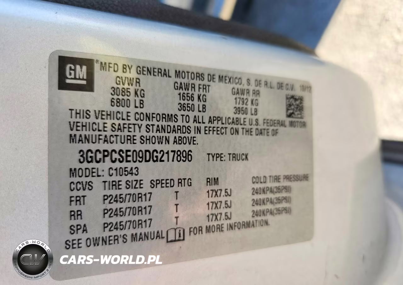 2013 Chevrolet Silverado C1500 Lt VIN:3GCPCSE09DG217896 - 12