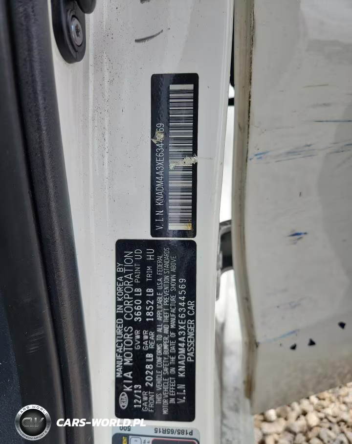 2014 Kia Rio Lx VIN:KNADM4A3XE6344569 - 12