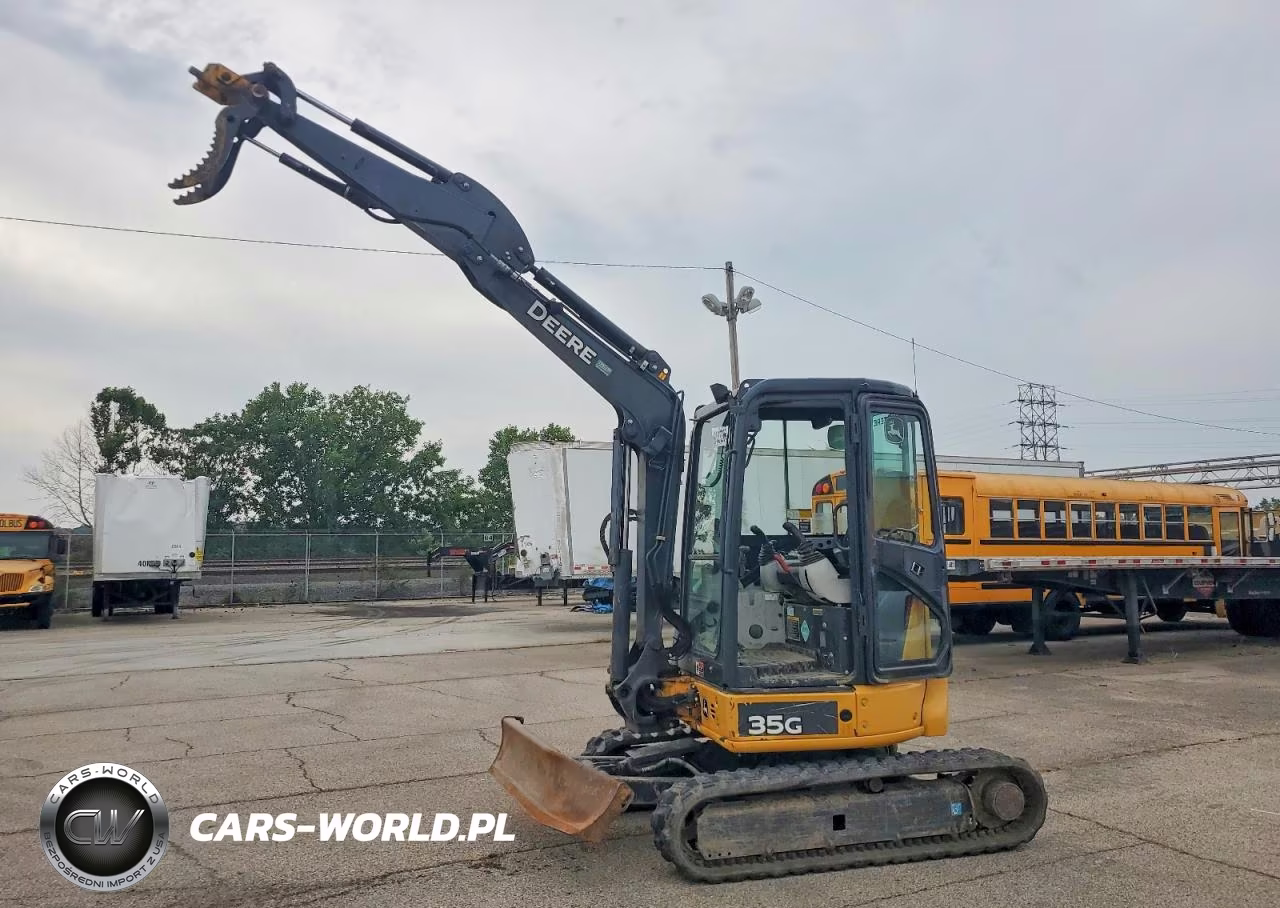 2015 John Deere 35G Mini Excavator VIN:1FF035GXEFK273175 - 2