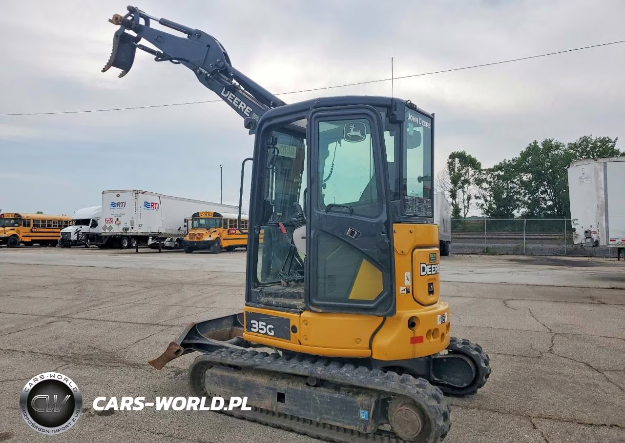 2015 John Deere 35G Mini Excavator VIN:1FF035GXEFK273175 - 3