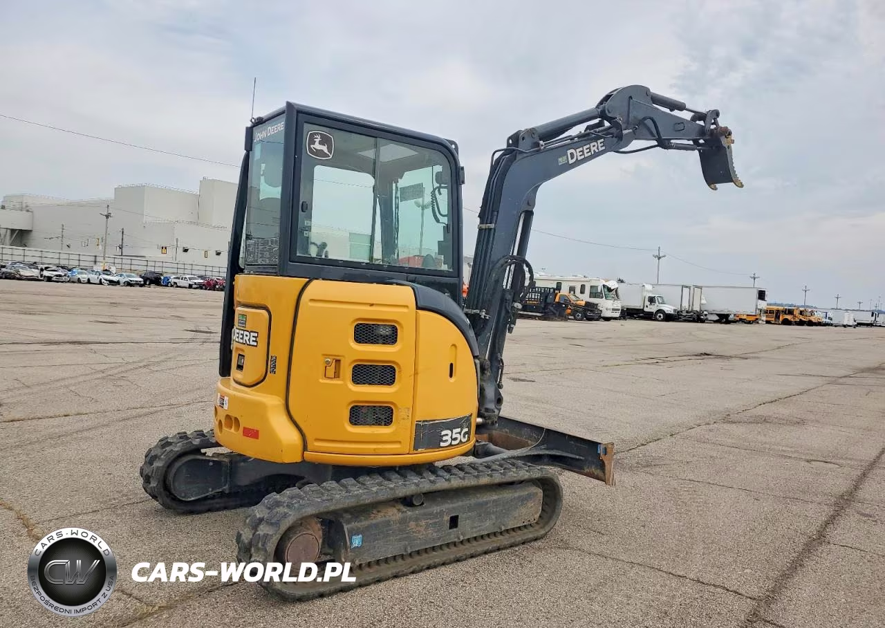2015 John Deere 35G Mini Excavator VIN:1FF035GXEFK273175 - 4