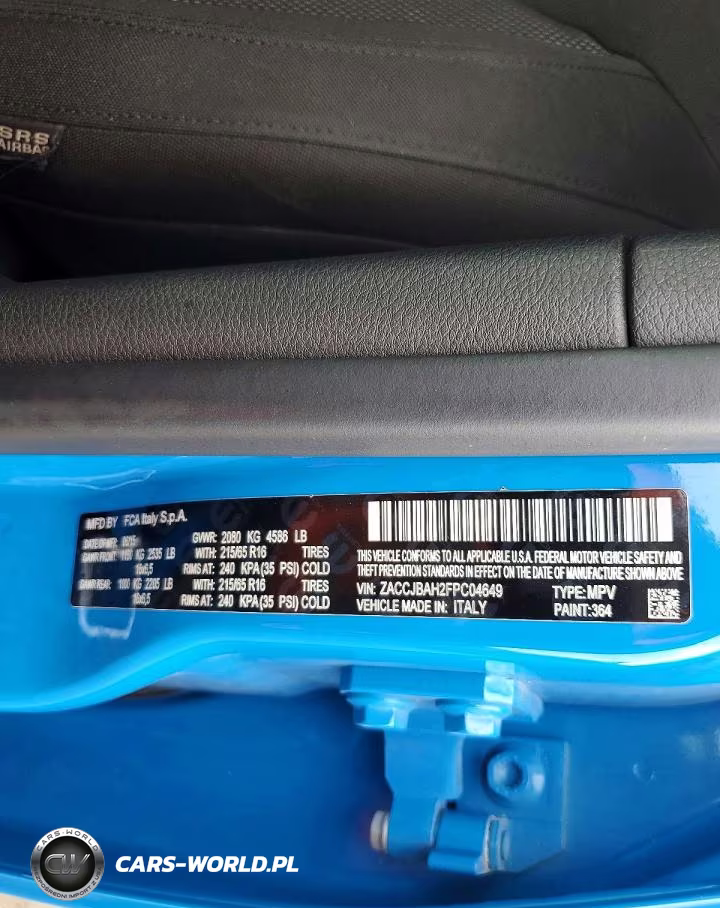 2015 Jeep Renegade Sport VIN:ZACCJBAH2FPC04649 - 13