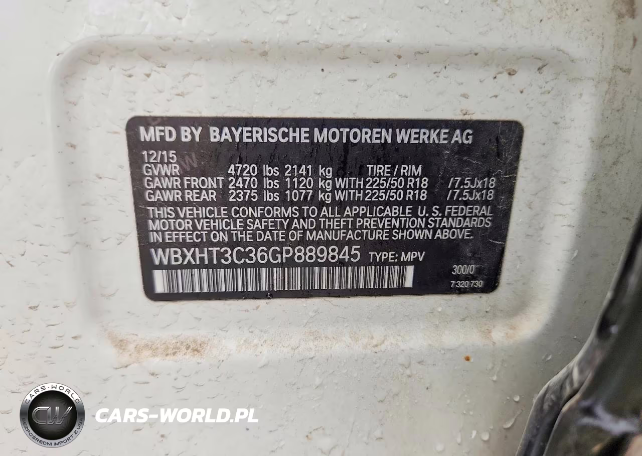2016 BMW X1 xDrive28I VIN:WBXHT3C36GP889845 - 13