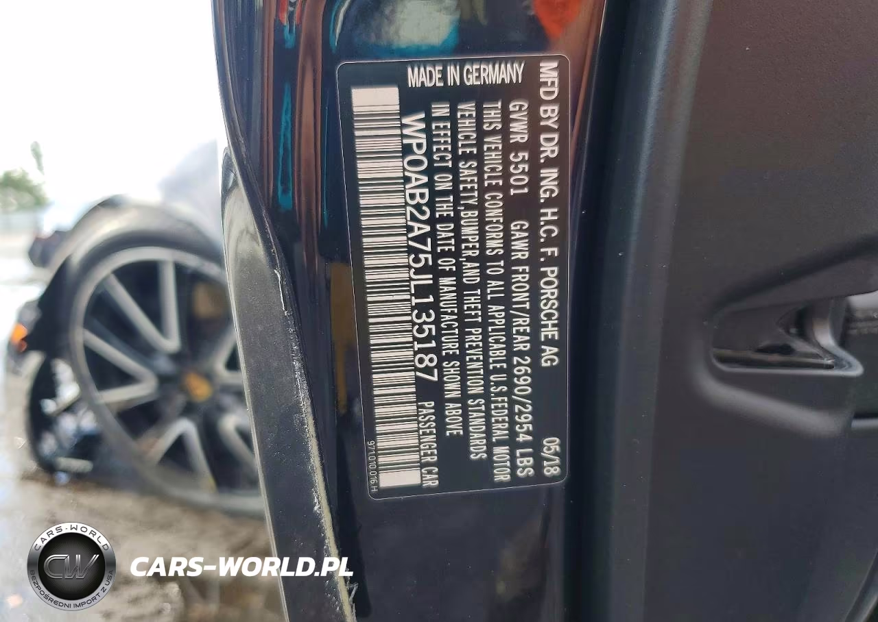 2018 Porsche Panamera 4S VIN:WP0AB2A75JL135187 - 12