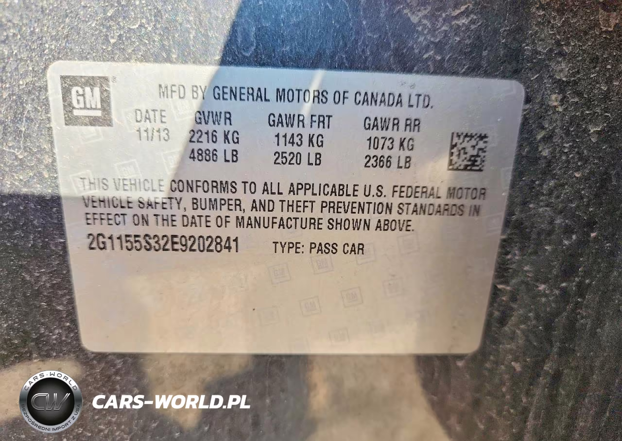 2014 Chevrolet Impala Ltz VIN:2G1155S32E9202841 - 12