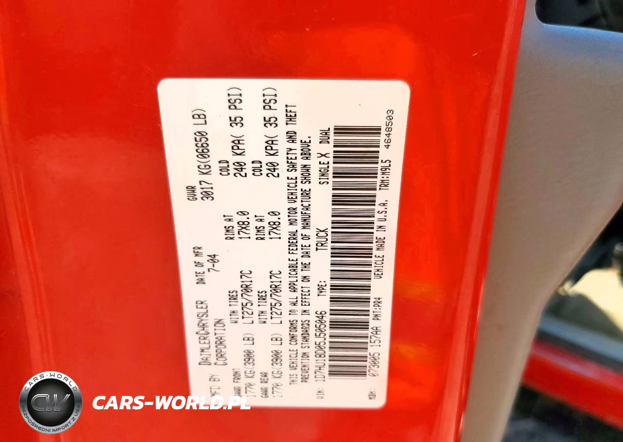 2005 Dodge Ram 1500 St VIN:1D7HU18D05J505046 - 12
