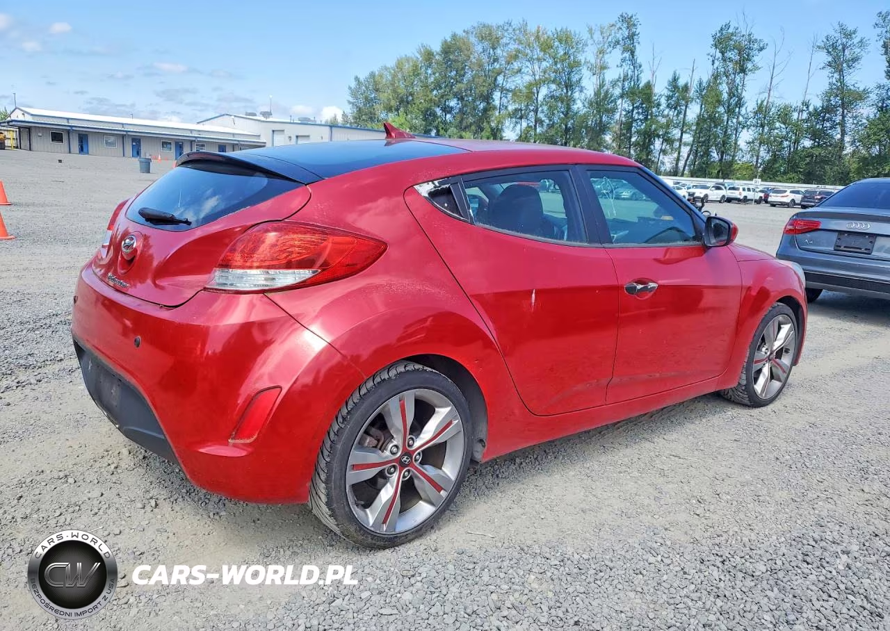 2012 Hyundai Veloster Base VIN:KMHTC6AD9CU031698 - 3