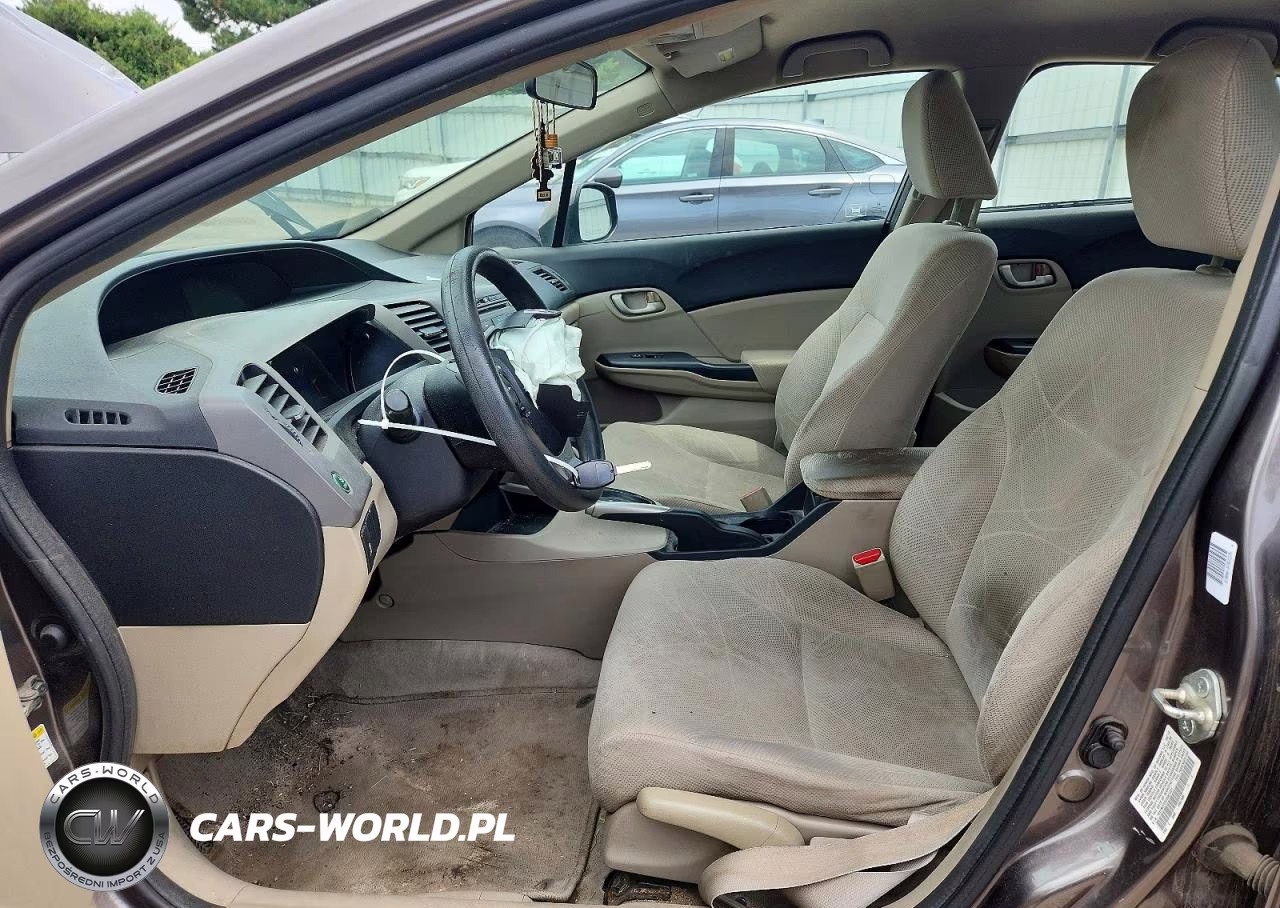 2012 Honda Civic Lx VIN:19XFB2F55CE061021 - 7