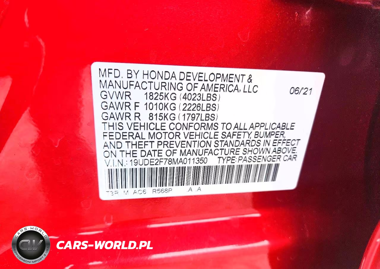 2021 Acura Ilx Premium VIN:19UDE2F78MA011350 - 12