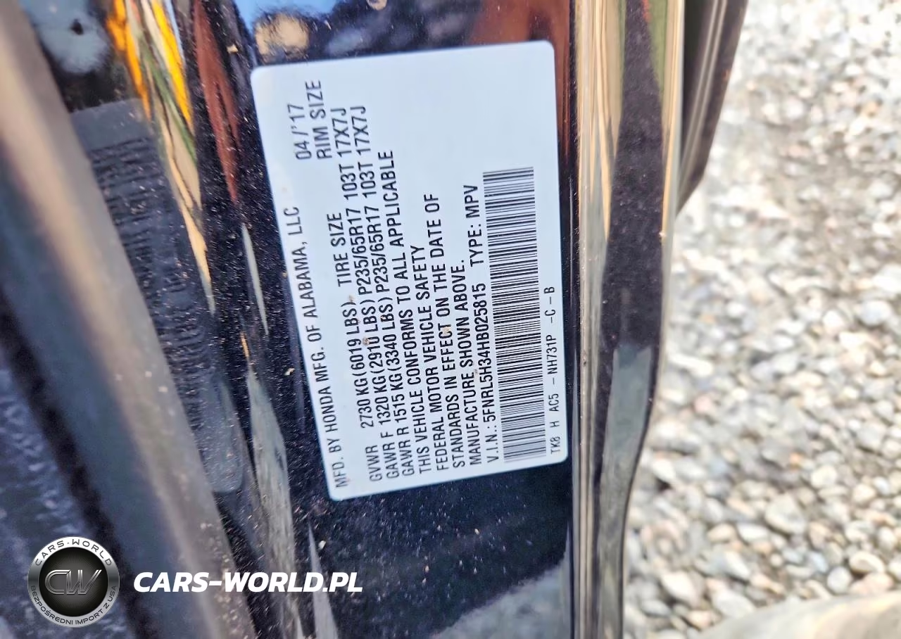 2017 Honda Odyssey Se VIN:5FNRL5H34HB025815 - 13