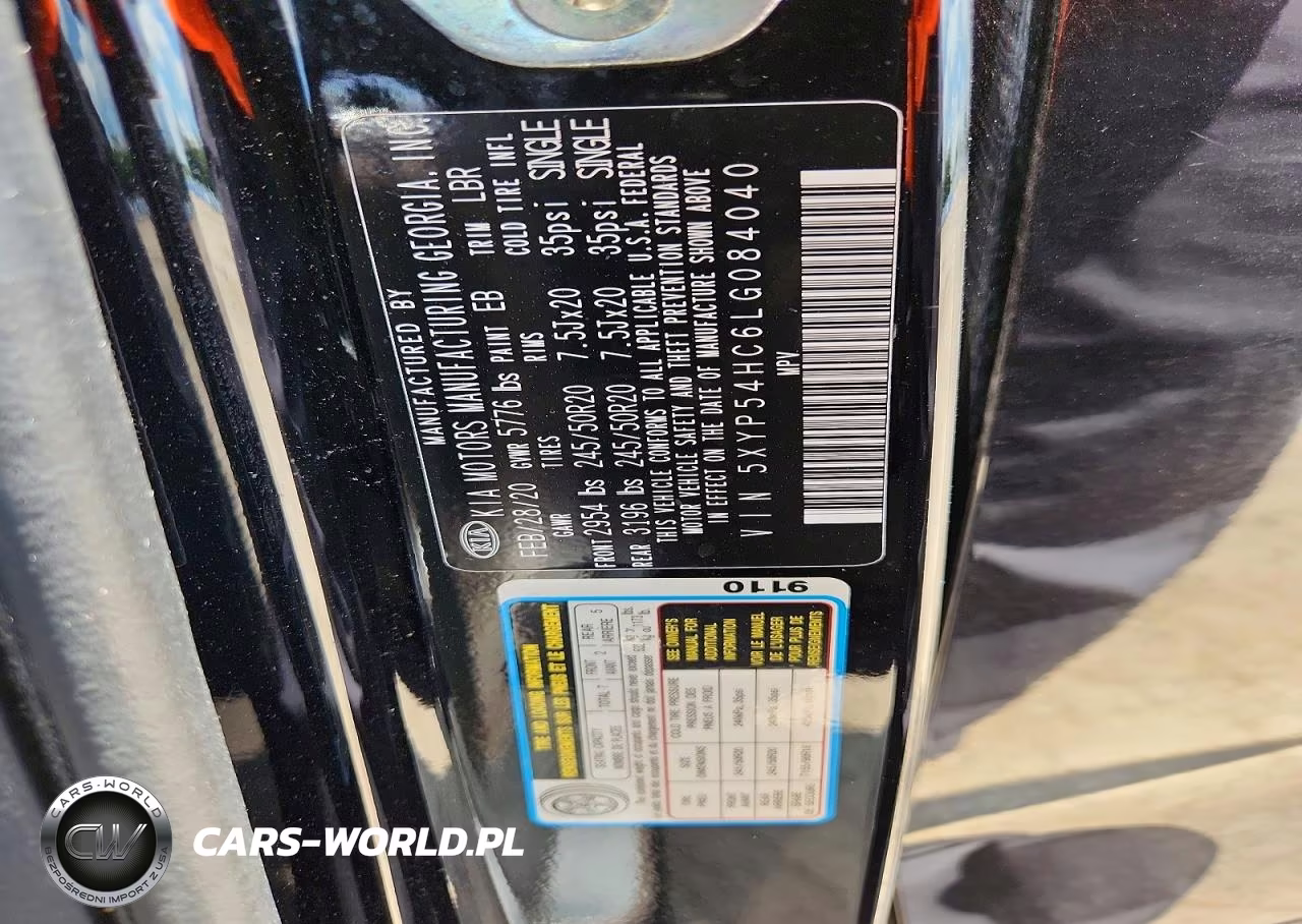 2020 Kia Telluride Sx VIN:5XYP54HC6LG084040 - 14