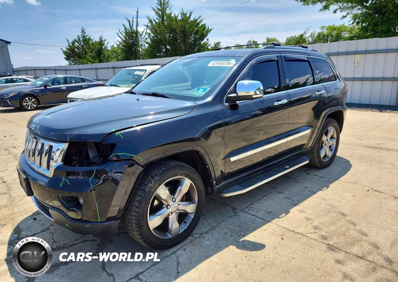 2013 Jeep Grand Cherokee Overland VIN:1C4RJFCG4DC531870 - 1