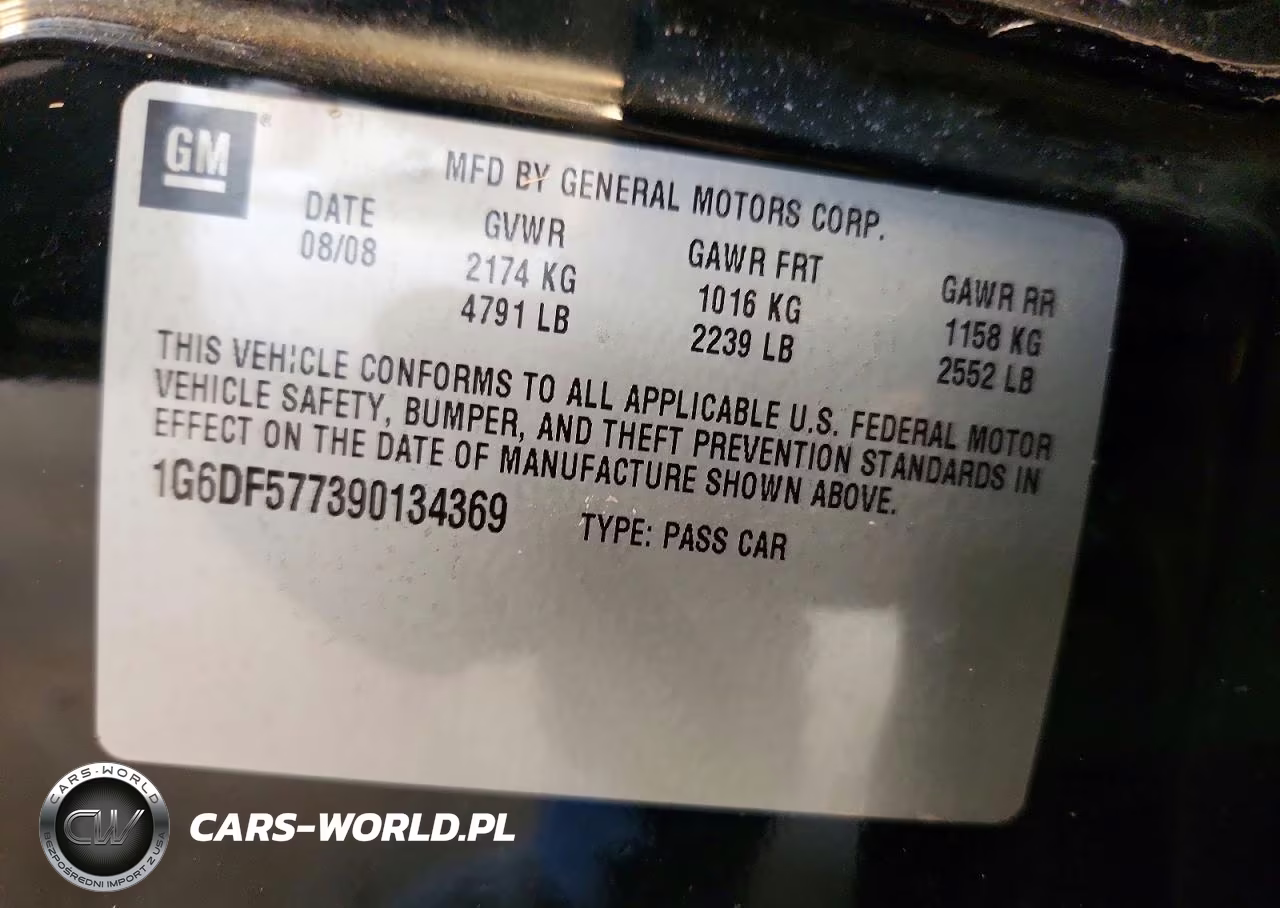 2009 Cadillac Cts VIN:1G6DF577390134369 - 12