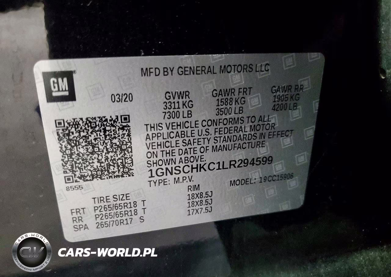 2020 Chevrolet Suburban C1500 Lt VIN:1GNSCHKC1LR294599 - 13