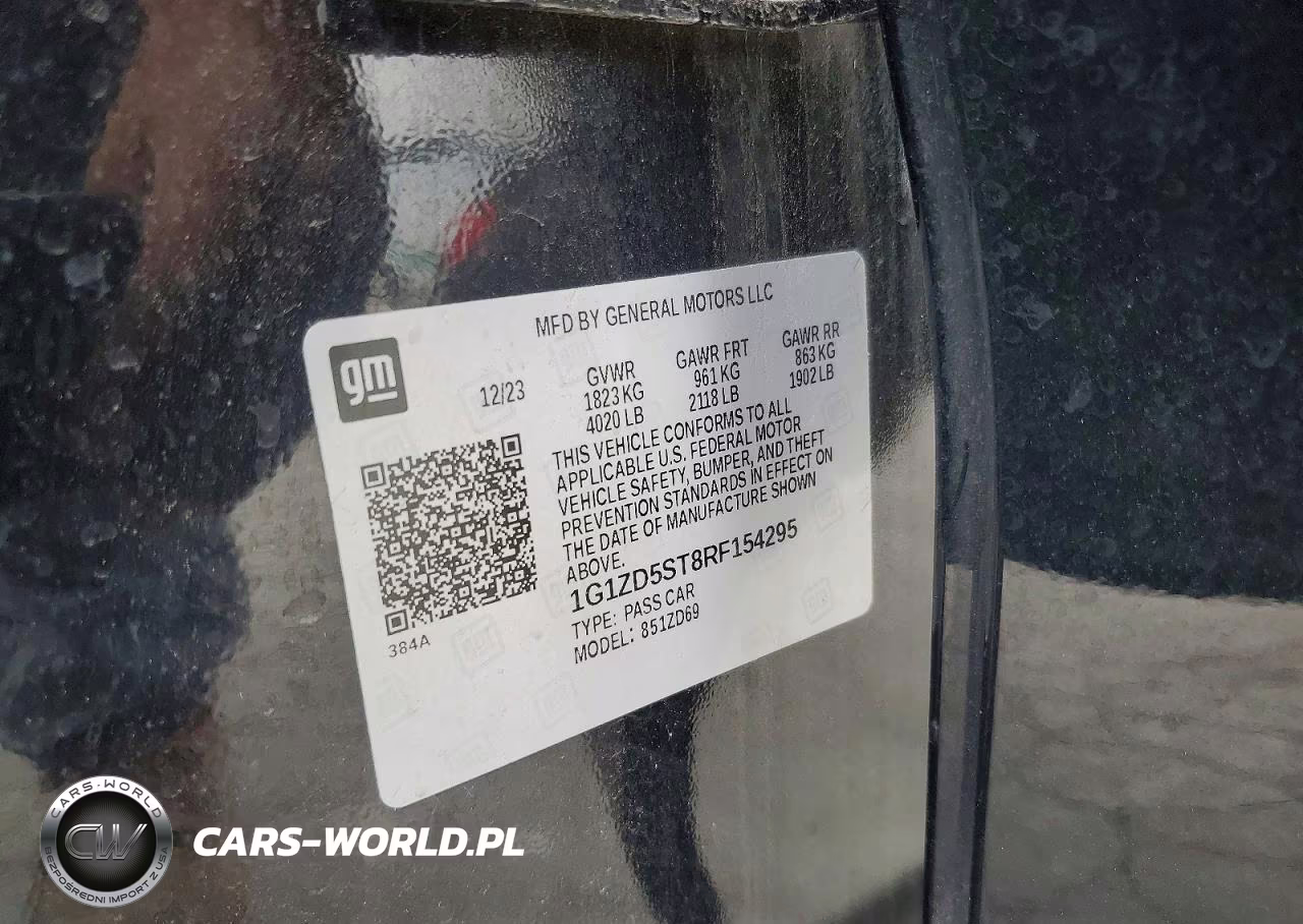 2024 Chevrolet Malibu Lt VIN:1G1ZD5ST8RF154295 - 13