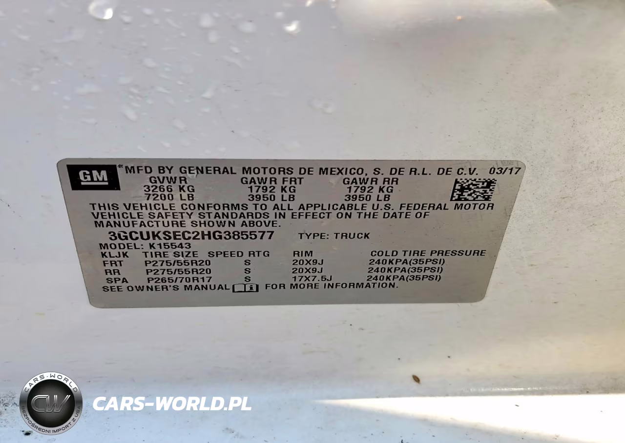 2017 Chevrolet Silverado K1500 Ltz VIN:3GCUKSEC2HG385577 - 13