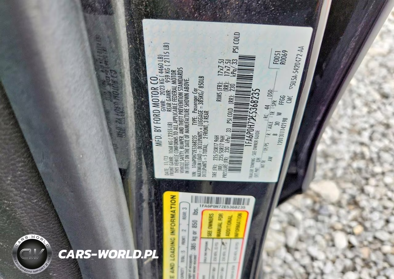 2014 Ford Fusion Se VIN:1FA6P0H72E5368235 - 13