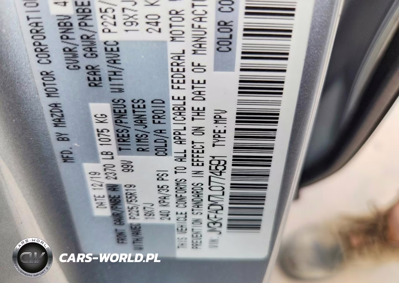 2020 Mazda Cx-5 Grand Touring VIN:JM3KFADM7L0774591 - 14