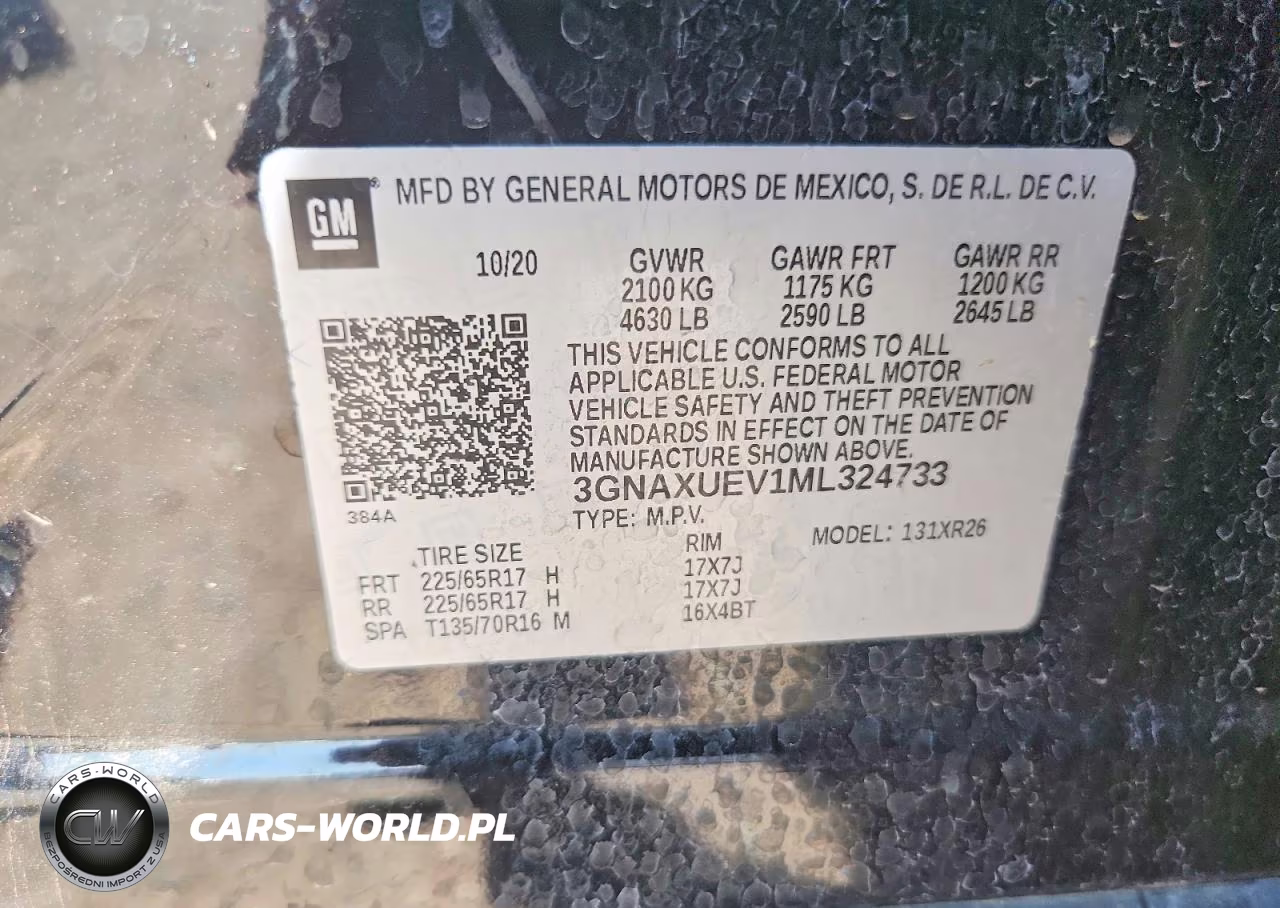 2021 Chevrolet Equinox Lt VIN:3GNAXUEV1ML324733 - 13
