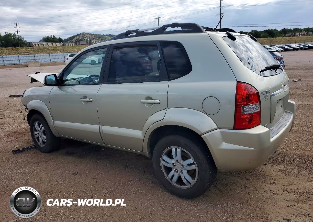 2007 Hyundai Tucson Se VIN:KM8JN12D57U633491 - 2