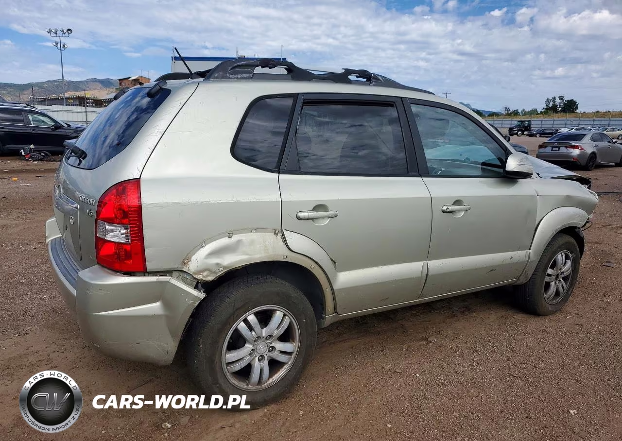 2007 Hyundai Tucson Se VIN:KM8JN12D57U633491 - 3