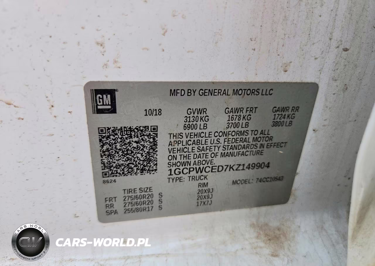 2019 Chevrolet Silverado C1500 Lt VIN:1GCPWCED7KZ149904 - 13
