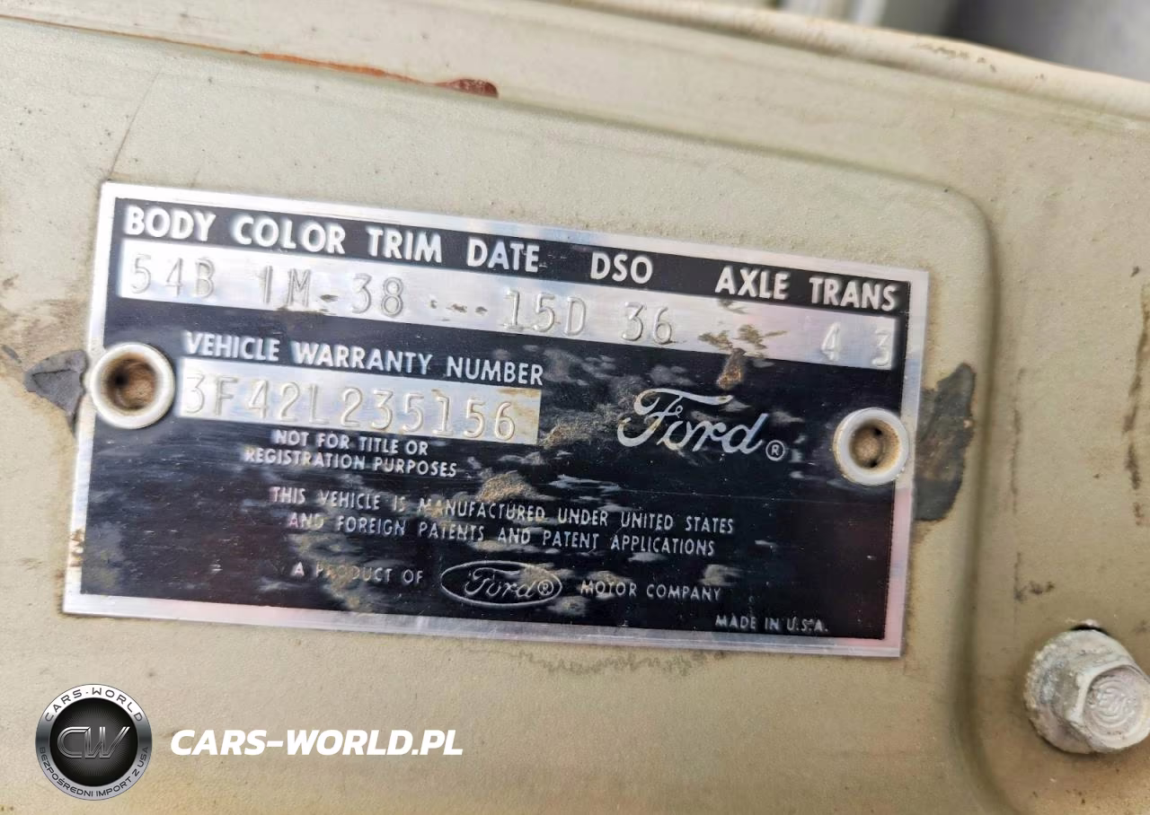 1963 Ford All Other VIN:3F42L235156 - 13