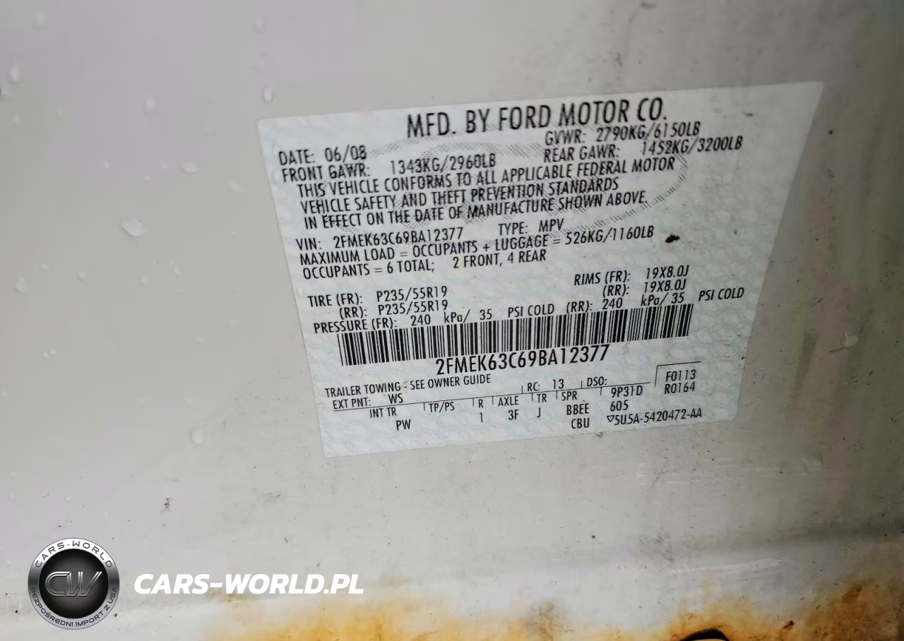 2009 Ford Flex Limited VIN:2FMEK63C69BA12377 - 13
