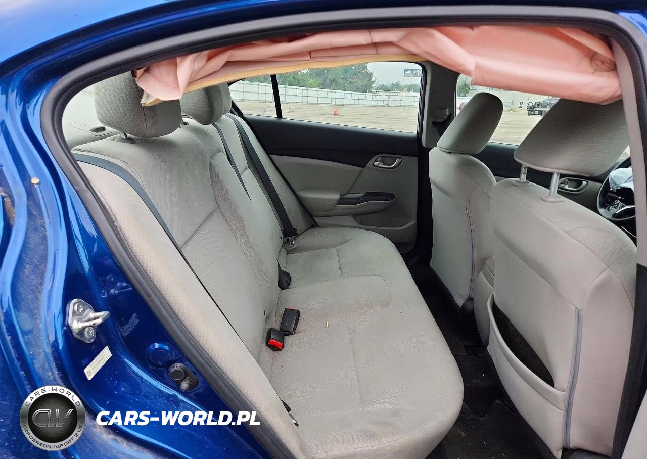 2013 Honda Civic Lx VIN:19XFB2F50DE016277 - 10