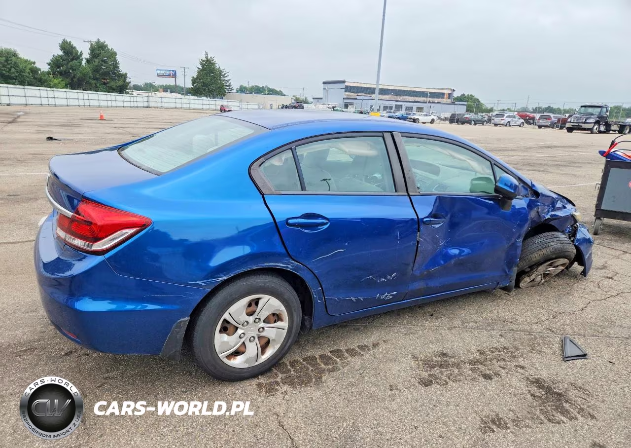 2013 Honda Civic Lx VIN:19XFB2F50DE016277 - 3