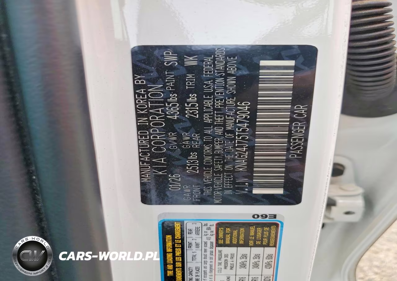 2026 Kia K5 Lxs VIN:KNAG24J75T5479046 - 12