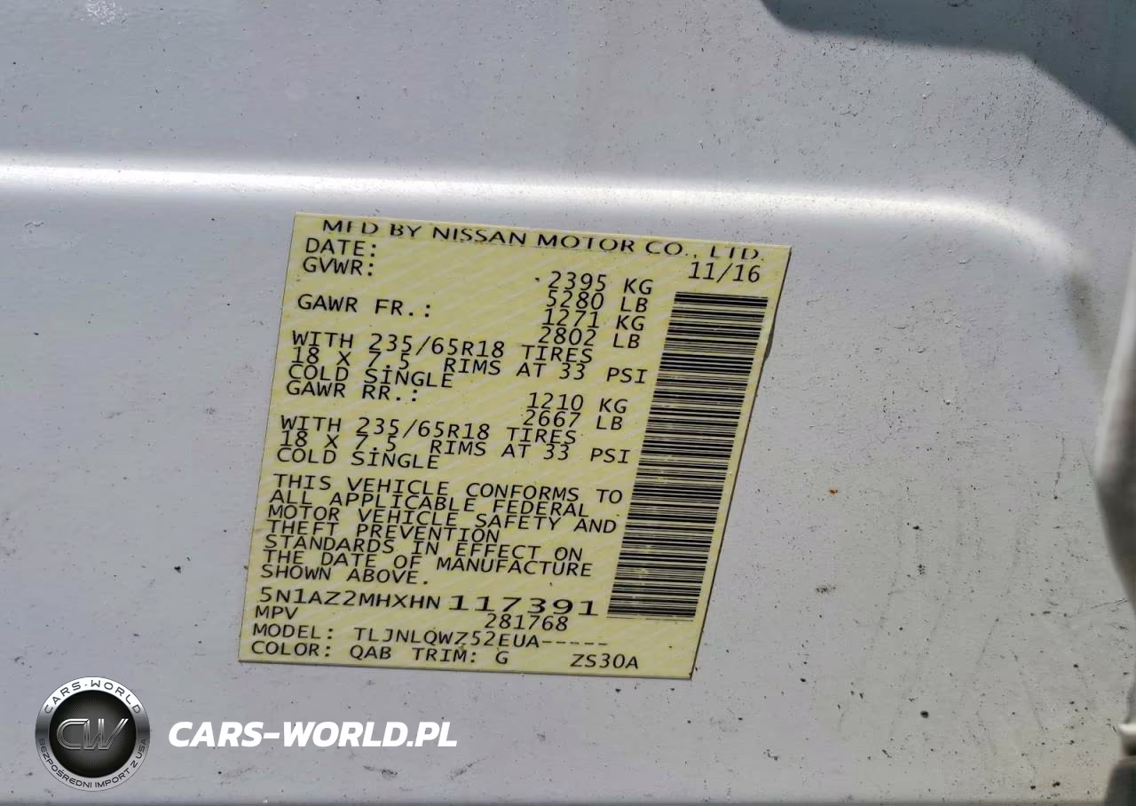 2017 Nissan Murano Sv VIN:5N1AZ2MHXHN117391 - 12