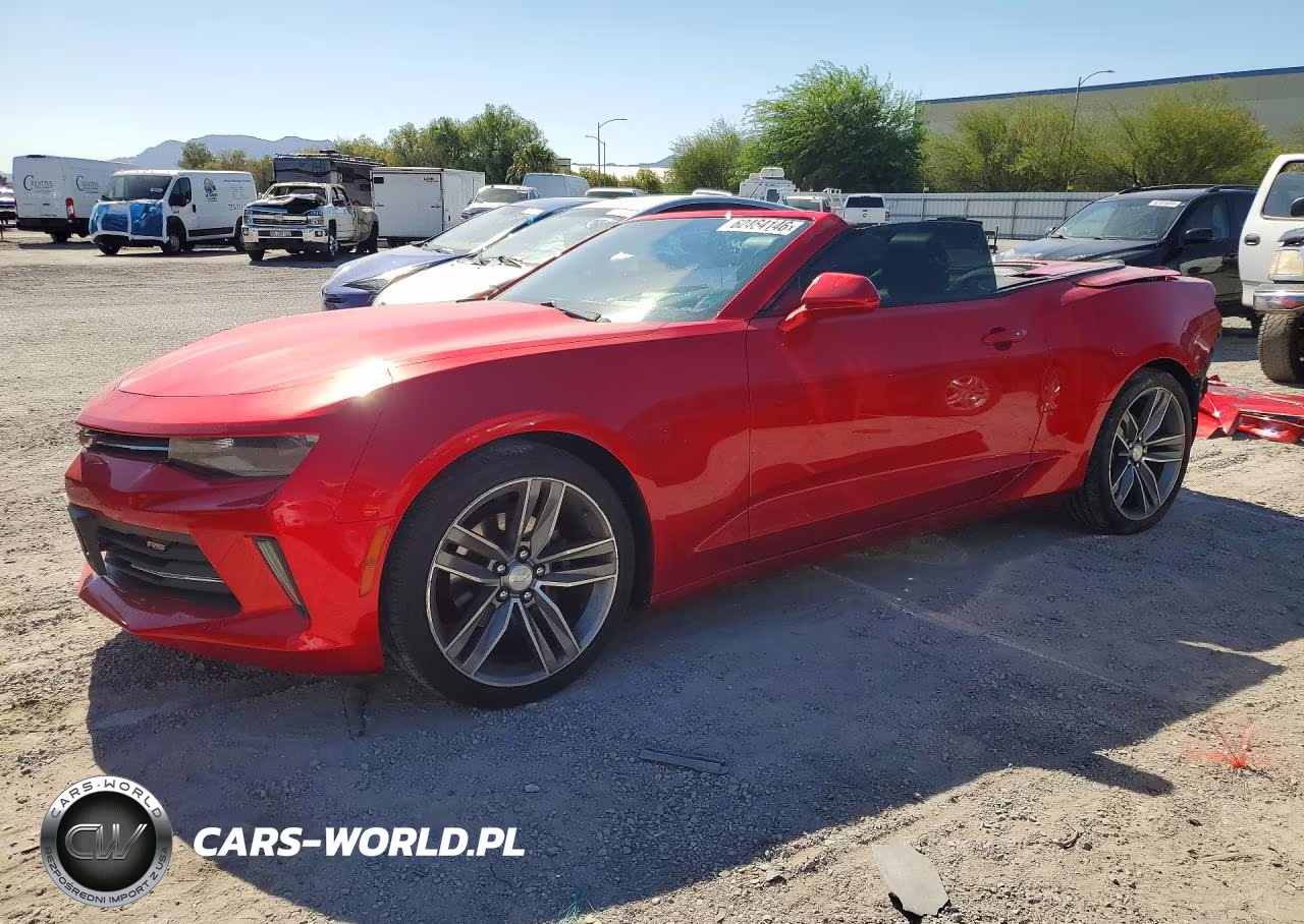 2017 Chevrolet Camaro Lt VIN:1G1FD3DX9H0113621 - 1