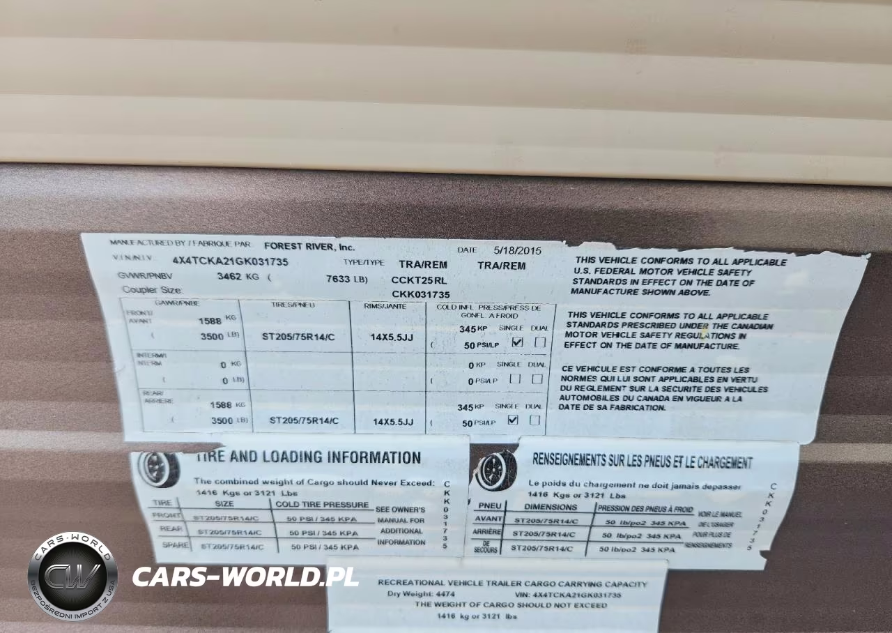 2016 Forest River Grey Wolf Camper VIN:4X4TCKA21GK031735 - 10