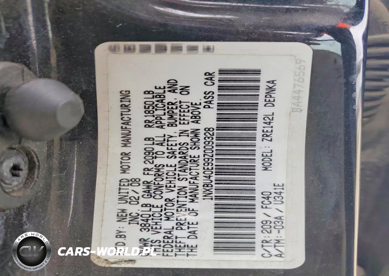 2009 Toyota Corolla Xle VIN:1NXBU40E99Z009328 - 12