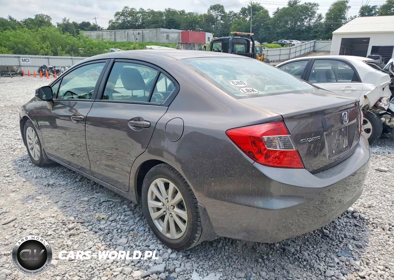 2012 Honda Civic Exl VIN:19XFB2F96CE018164 - 2