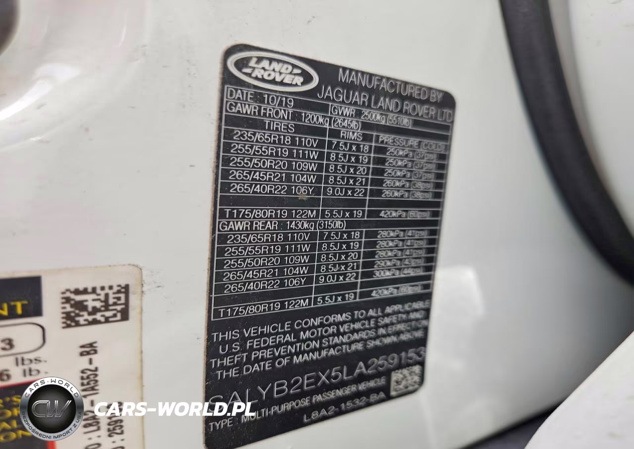 2020 Land Rover Range Rover Velar S VIN:SALYB2EX5LA259153 - 12